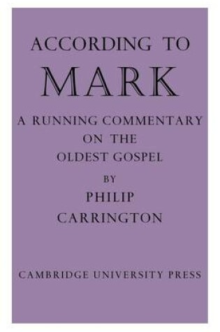 Cover of According to Mark