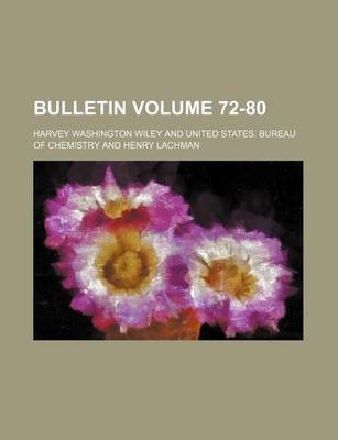 Book cover for Bulletin Volume 72-80