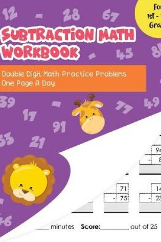 Cover of Subtraction Math Workbook