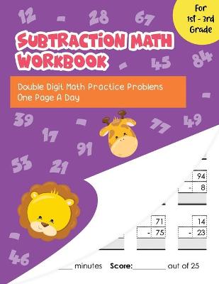 Book cover for Subtraction Math Workbook