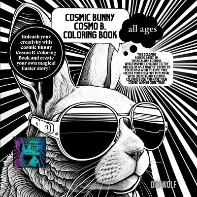 Book cover for Cosmic Bunny Cosmo B. Coloring Book