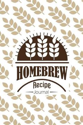 Book cover for Homebrew Recipe Journal