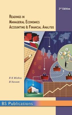 Book cover for Readings in Managerial Economics, Accounting and Financial Analysis