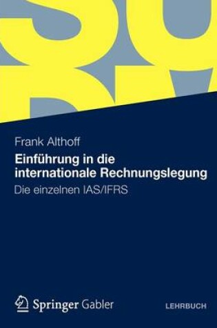 Cover of Einführung in die internationale Rechnungslegung