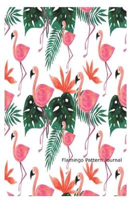 Book cover for Flamingo Pattern Journal