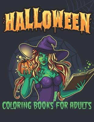 Book cover for Halloween Coloring Books for Adults