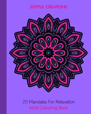 Book cover for 25 Mandalas For Relaxation