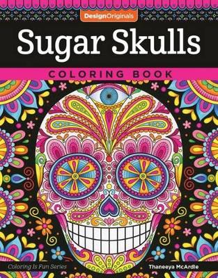 Book cover for Sugar Skulls Coloring Book