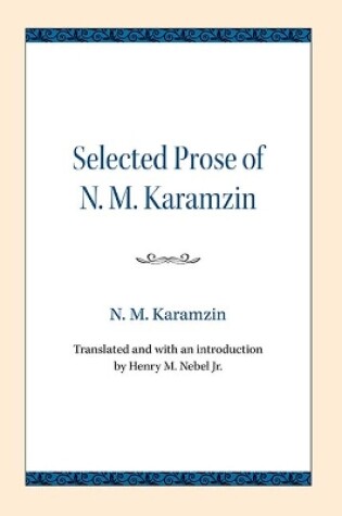 Cover of Selected Prose of N. M. Karamzin