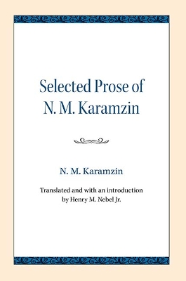 Book cover for Selected Prose of N. M. Karamzin