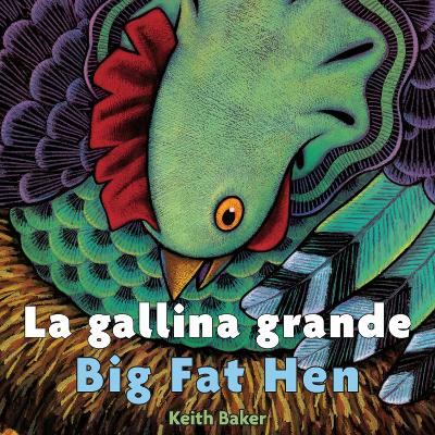 Book cover for La Gallina Grande: Big Fat Hen Spanish/English