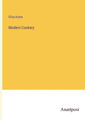 Book cover for Modern Cookery