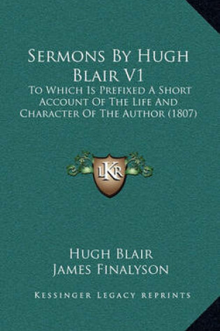 Cover of Sermons By Hugh Blair V1