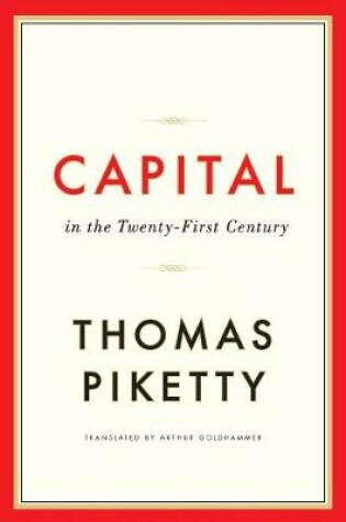 Cover of Capital in the Twenty-First Century