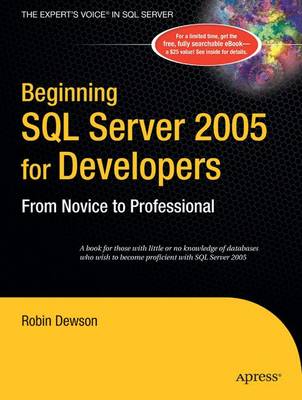 Book cover for Beginning SQL Server 2005 for Developers