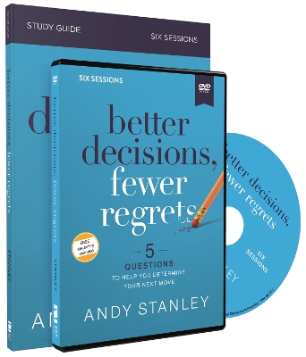 Book cover for Better Decisions, Fewer Regrets Study Guide with DVD
