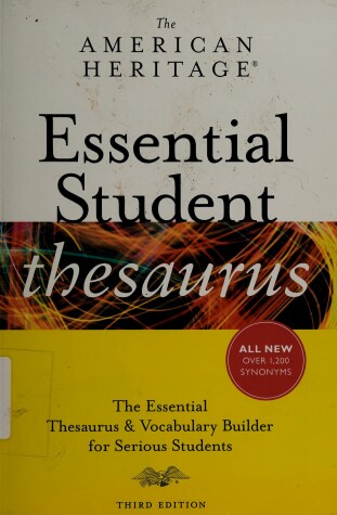 Cover of The American Heritage Essential Student Thesaurus