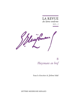 Book cover for Huysmans En Bref 2022-2