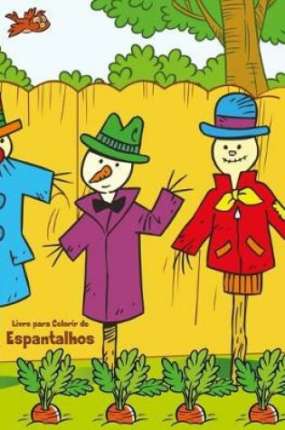 Cover of Livro para Colorir de Espantalhos