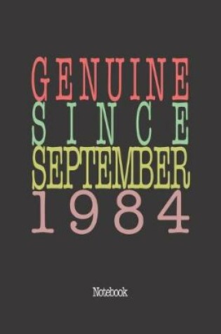 Cover of Genuine Since September 1984