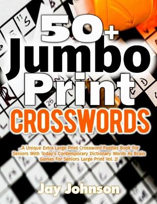 Cover of 50+ Jumbo Print Crosswords