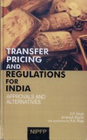 Book cover for Transfer Pricing and Regulations for India