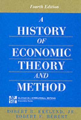 Cover of History of Economic Theory and Method