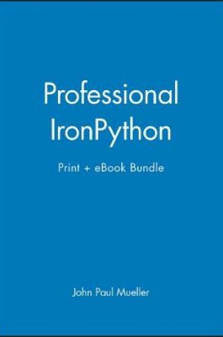 Cover of Professional Ironpython Print + eBook Bundle
