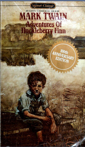 Book cover for The Adventures of Huckleberry Finn