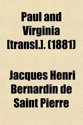 Book cover for Paul and Virginia [Transl.]. (1881)