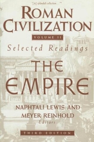 Cover of Roman Civilization: Selected Readings