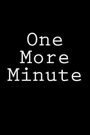 Cover of One More Minute