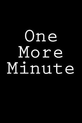 Book cover for One More Minute