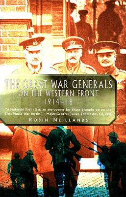 Book cover for The Great War Generals of the Western Front.,1914-18