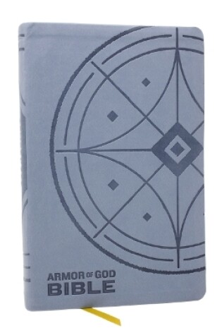 Cover of NKJV Armor of God Bible, Blue/Gray Leathersoft (Children’s Bible, Red Letter, Comfort Print, Holy Bible): New King James Version