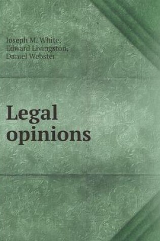 Cover of Legal opinions