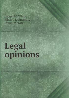 Book cover for Legal opinions