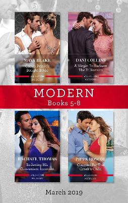Cover of Modern Box Set 5-8 Mar 2019/Crown Prince's Bought Bride/A Virgin To Redeem The Billionaire/Seducing His Convenient Innocent/Claimed For The