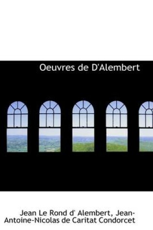 Cover of Oeuvres de D'Alembert