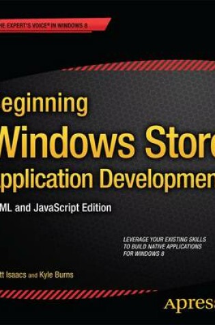 Cover of Beginning Windows Store Application Development: HTML and JavaScript Edition