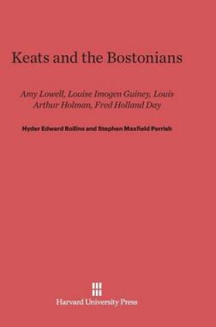 Cover of Keats and the Bostonians