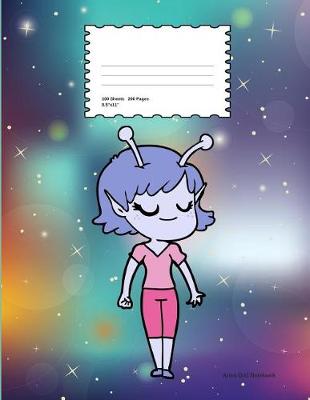 Book cover for Alien Girl Notebook