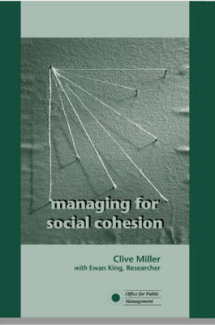 Cover of Managing for Social Cohesion