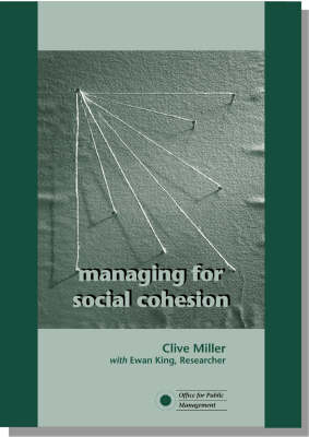 Book cover for Managing for Social Cohesion