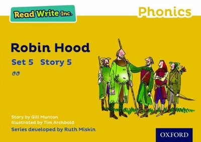 Cover of Read Write Inc. Phonics: Robin Hood (Yellow Set 5 Storybook 5)