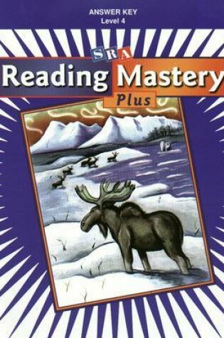 Cover of Reading Mastery Plus Grade 4, Additional Answer Key