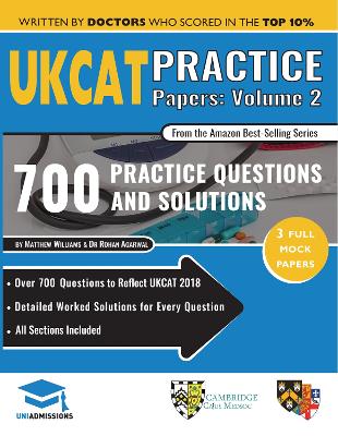 Book cover for UKCAT Practice Papers Volume Two