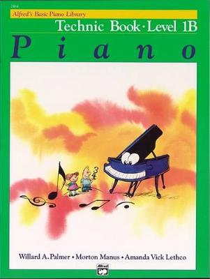 Cover of Alfred's Basic Piano Library Technic Book 1B