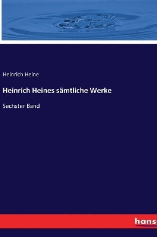 Cover of Heinrich Heines sämtliche Werke