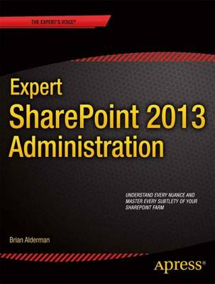 Book cover for Expert SharePoint 2013 Administration